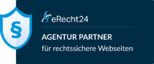 eRecht24 Agentur Partner Badge – für rechtssichere Webseiten