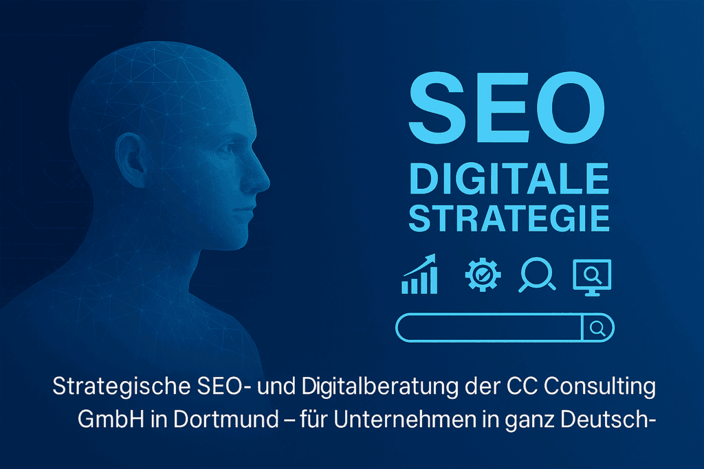 Suchmaschinenoptimierte SEO-Beschreibung für die Webseite CC Consulting GmbH.